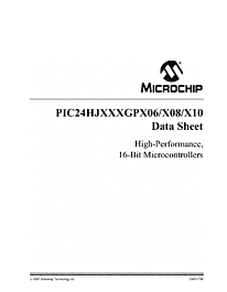 DataSheet PIC24HJ128GP506 pdf